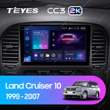 Штатная магнитола Teyes CC3 2K 4/32 Toyota Land Cruiser 10 J100 100 (1998-2007)