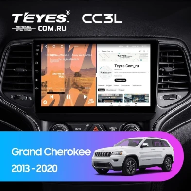Штатная магнитола Teyes CC3L 4/64 Jeep Grand Cherokee WK2 (2013-2020) F1
