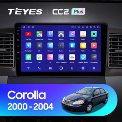 Штатная магнитола Teyes CC2 Plus 4/64 Toyota Corolla E130 E120 (2000-2004)