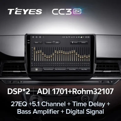 Штатная магнитола Teyes CC3 2K 360 6/128 Hyundai H1 2 Grand Starex TQ (2017-2022)