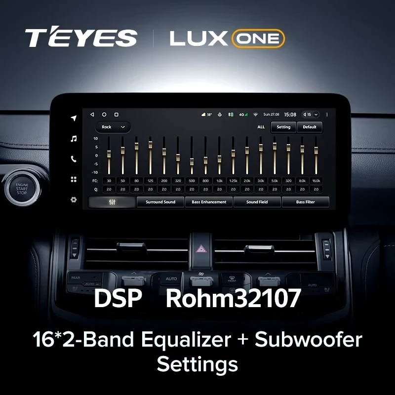 Штатная магнитола Teyes LUX ONE 4/64 Toyota Land Cruiser J300 300 (2021-2023) F1