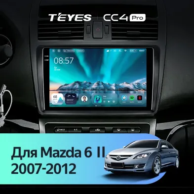 Штатная магнитола Teyes CC4 Pro 8/128 Mazda 6 2 GH (2007-2012)