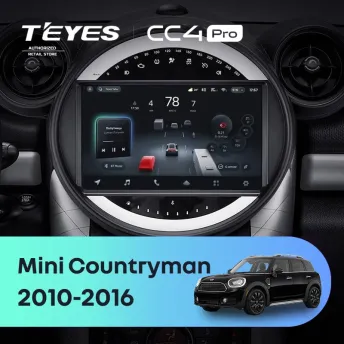 Штатная магнитола Teyes CC4 Pro 8/128 Mini Countryman (R60) (2010-2016) F2