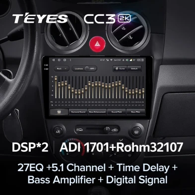 Штатная магнитола Teyes CC3 2K 6/128 Chevrolet Spark M200 (2005-2009)