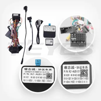 Проводка питания TEYES+LVDS Converter Box (High) [RZ-AUDI01][RZ-AUDI30] для Audi Q5 8R B (2008-2017) + Canbus для подключения Android ГУ