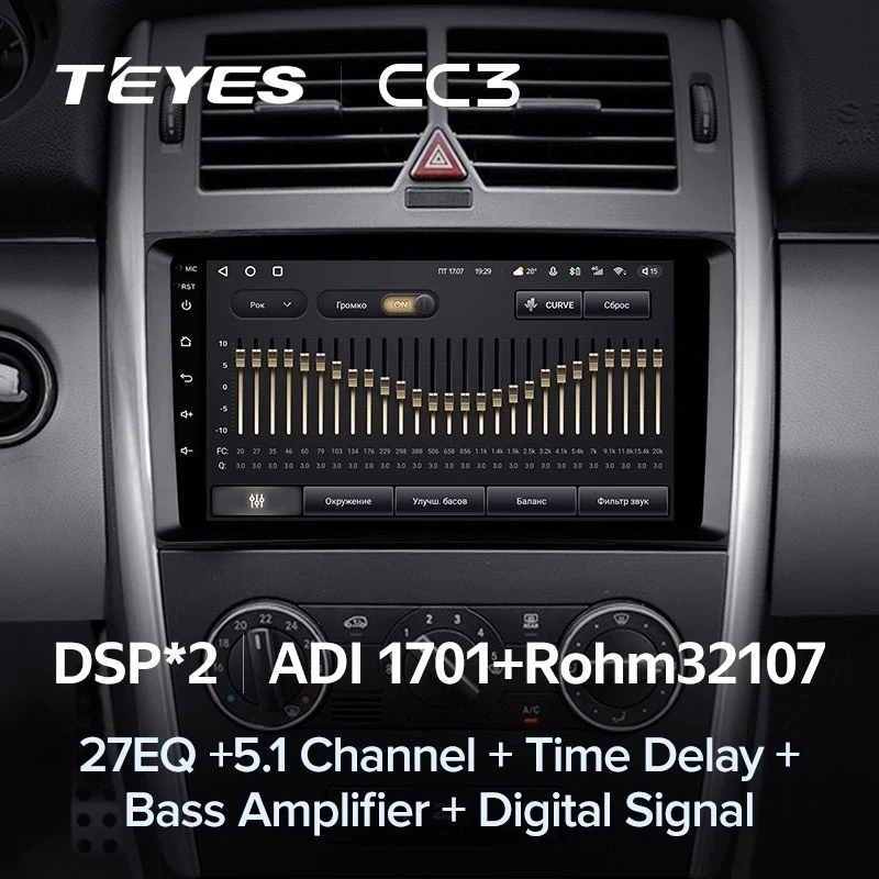 Штатная магнитола Teyes CC3 4/32 Mercedes-Benz Sprinter W906 (2006+)