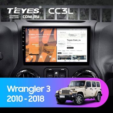 Штатная магнитола Teyes CC3L 4/64 Jeep Wrangler 3 JK (2010-2017) L15