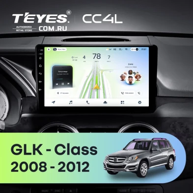 Штатная магнитола Teyes CC4L 6/64 Mercedes-Benz GLK-Class X204 (NTG 4.0) (2008-2012)
