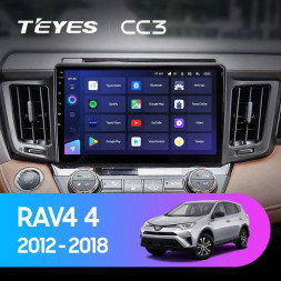 Штатная магнитола Teyes CC3 4/32 Toyota RAV4 (2012-2018)