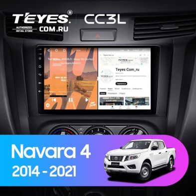 Штатная магнитола Teyes CC3L 4/32 Nissan Navara D23 IV (2014-2021) Тип-B