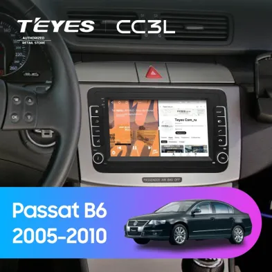 Штатная магнитола Teyes CC3L 4/32 Volkswagen Passat B6 (2005-2010) (с кнопками) 7"