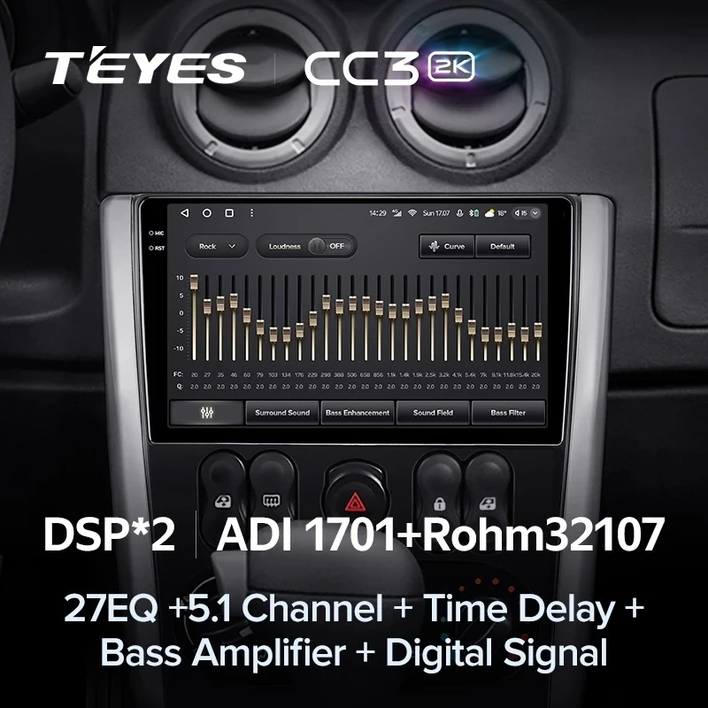 Штатная магнитола Teyes CC3 2K 6/128 Nissan Almera 3 G15 (2012-2019) F2