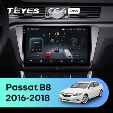 Штатная магнитола Teyes CC4 Pro 12/256 Volkswagen Passat B8 (2016-2018)