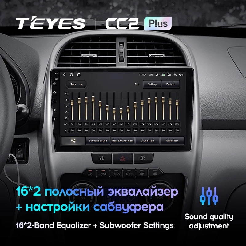 Штатная магнитола Teyes CC2 Plus 4/32 Chery Tiggo 3 (2014-2015)