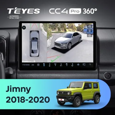 Штатная магнитола Teyes CC4 Pro 360 12/256 Suzuki Jimny JB64 (2018-2020) (13")