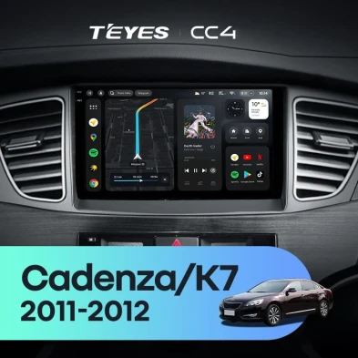 Штатная магнитола Teyes CC4 8/128 Kia Cadenza K7 (2011-2012)