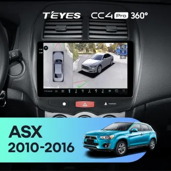 Штатная магнитола Teyes CC4 Pro 360 8/128 Mitsubishi ASX 1 (2010-2016) Тип-B