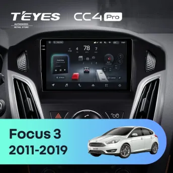 Штатная магнитола Teyes CC4 Pro 12/256 Ford Focus 3 (2011-2019) F2