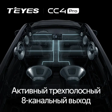 Штатная магнитола Teyes CC4 Pro 12/256 Daewoo Gentra 2 (2013-2015) F1 Тип-B