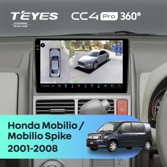 Штатная магнитола Teyes CC4 Pro 360 8/128 Honda Mobilio (2001-2008)