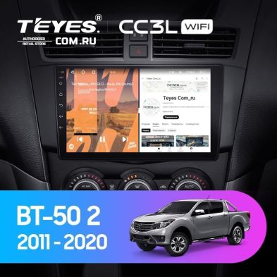 Штатная магнитола Teyes CC3L WiFi 2/32 Mazda BT-50 (2011-2020) F1