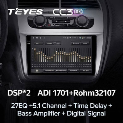Штатная магнитола Teyes CC3 2K 360 6/128 Volkswagen Scirocco (2008-2017)
