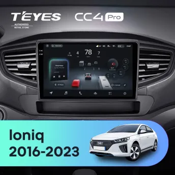Штатная магнитола Teyes CC4 Pro 8/128 Hyundai Ioniq AE (2016-2023) Тип-B