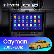 Штатная магнитола Teyes CC2L Plus 1/16 Porsche Cayman 987 (2005-2012)