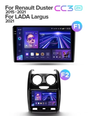 Штатная магнитола Teyes CC3 2K 4/64 Renault Duster (2015-2021) F1
