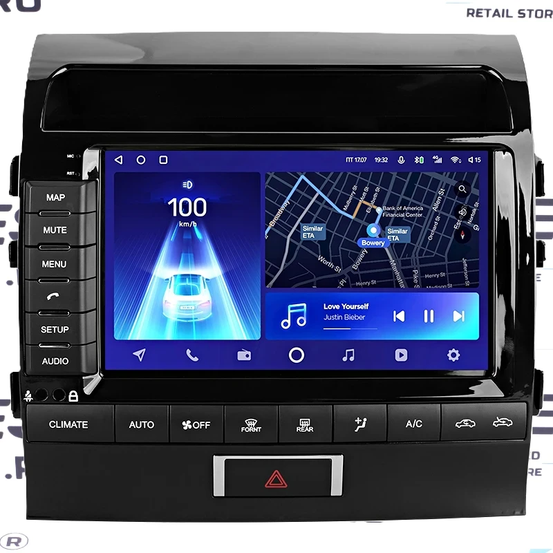 Переходная рамка Toyota Land Cruiser 200 (2007-2015) F2 Тип-C (9")