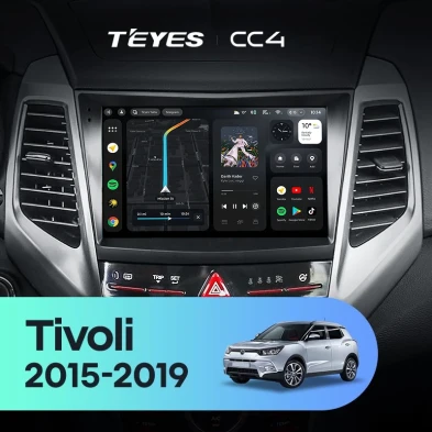 Штатная магнитола Teyes CC4 6/64 SsangYong Tivoli (2015-2019)