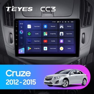 Штатная магнитола Teyes CC3 6/128 Chevrolet Cruze J300 J308 (2012-2015) F1