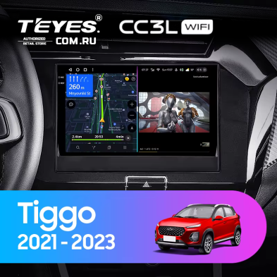 Штатная магнитола Teyes CC3L WiFi 2/32 Chery Tiggo 3x 1 (2021-2023)