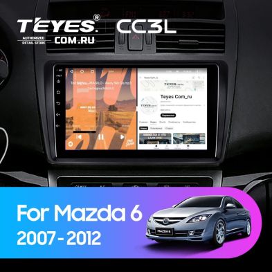 Штатная магнитола Teyes CC3L 4/64 Mazda 6 2 GH (2007-2012)