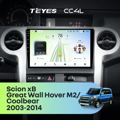 Штатная магнитола Teyes CC4L 6/64 Great Wall Hover M2 Coolbear (2009-2014)