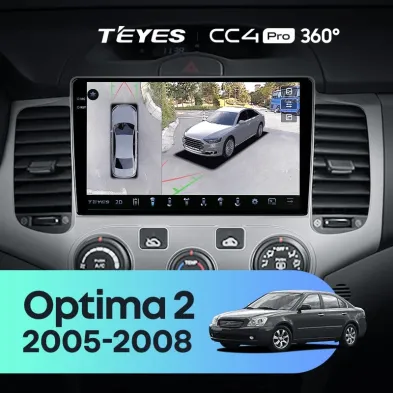 Штатная магнитола Teyes CC4 Pro 360 8/128 Kia Optima 2 MG (2005-2008)