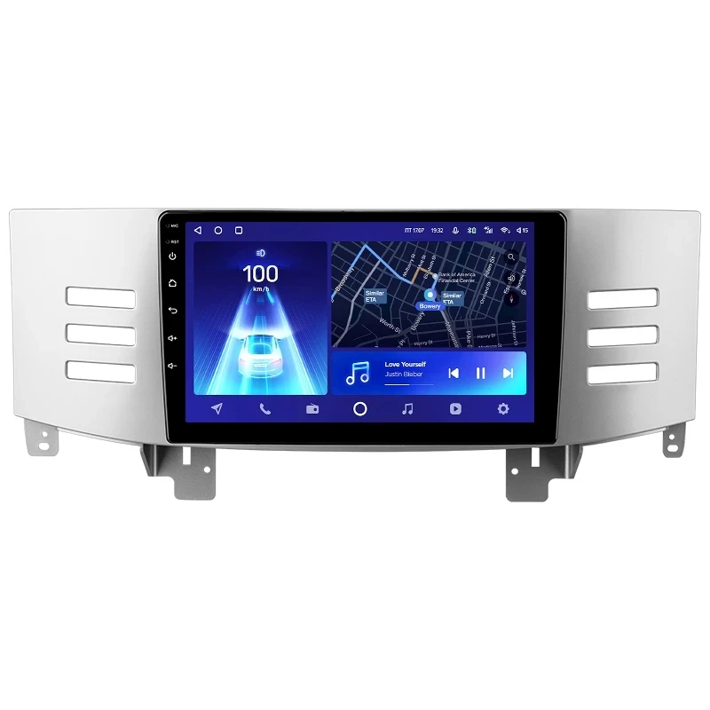 Переходная рамка Toyota Mark X X120 1 (2004-2009) Правый руль (9")