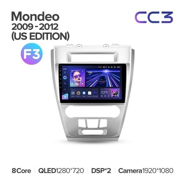 Штатная магнитола Teyes CC3 4/32 Ford Mondeo (2009-2012) F3 (US EDITION)