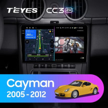 Штатная магнитола Teyes CC3 2K 4/32 Porsche Cayman 987 (2005-2012)