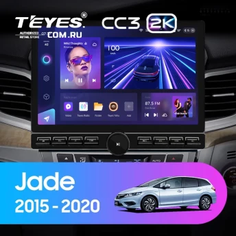 Штатная магнитола Teyes CC3 2K 6/128 Honda Jade (2015-2020) Правый руль (13" с кнопками)
