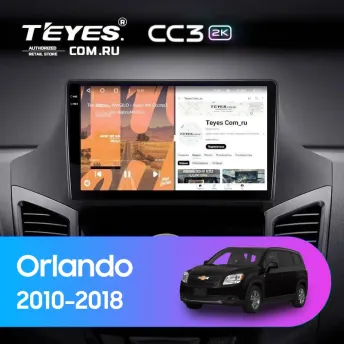 Штатная магнитола Teyes CC3 2K 4/32 Chevrolet Orlando (2010-2018)