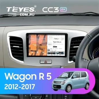 Штатная магнитола Teyes CC3 2K 360 6/128 Suzuki Wagon R 5 (2012-2017) (без штатной камеры)