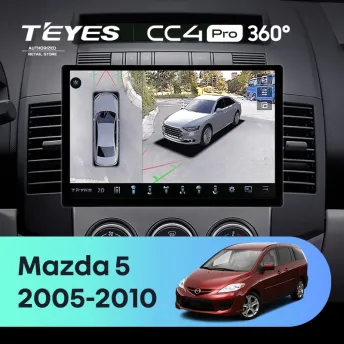 Штатная магнитола Teyes CC4 Pro 360 8/128 Mazda 5 2 CR (2005-2010) (11")