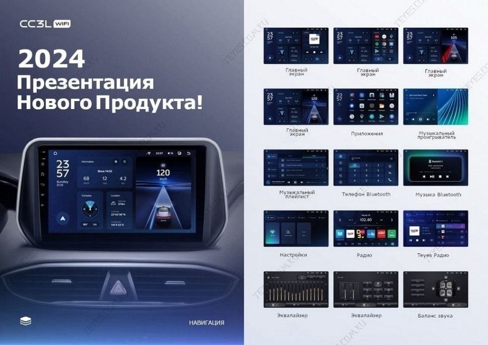 Штатная магнитола Teyes CC3L WiFi 2/32 Haval F7 F7X (2019-2022)