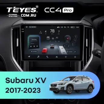 Штатная магнитола Teyes CC4 Pro 12/256 Subaru XV (2017-2023)