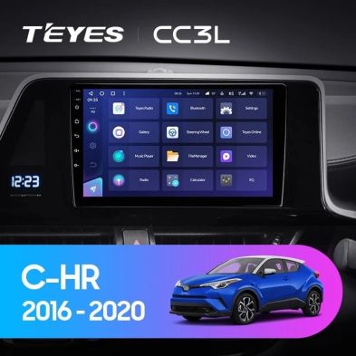 Штатная магнитола Teyes CC3L 4/32 Toyota C-HR (2016-2020) F2 Правый руль