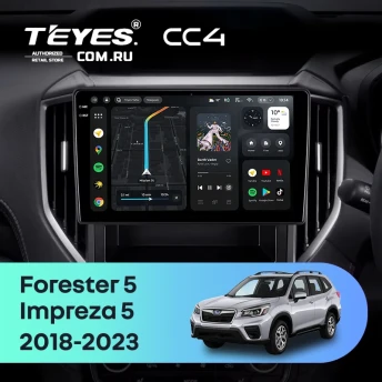 Штатная магнитола Teyes CC4 6/64 Subaru Impreza 5 (2018-2023)