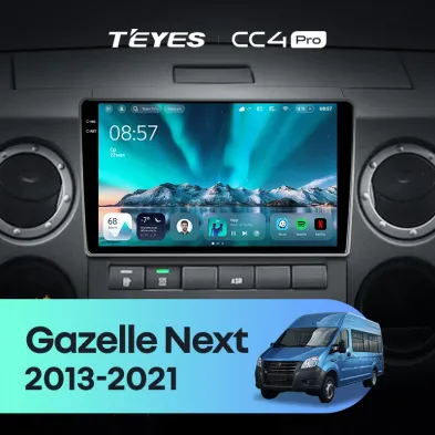 Штатная магнитола Teyes CC4 Pro 12/256 для GAZ Gazelle Next (2013-2021) F1