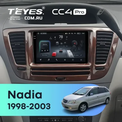 Штатная магнитола Teyes CC4 Pro 12/256 Toyota Nadia (1998-2003)