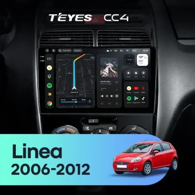 Штатная магнитола Teyes CC4 6/64 Fiat Linea (2006-2012)